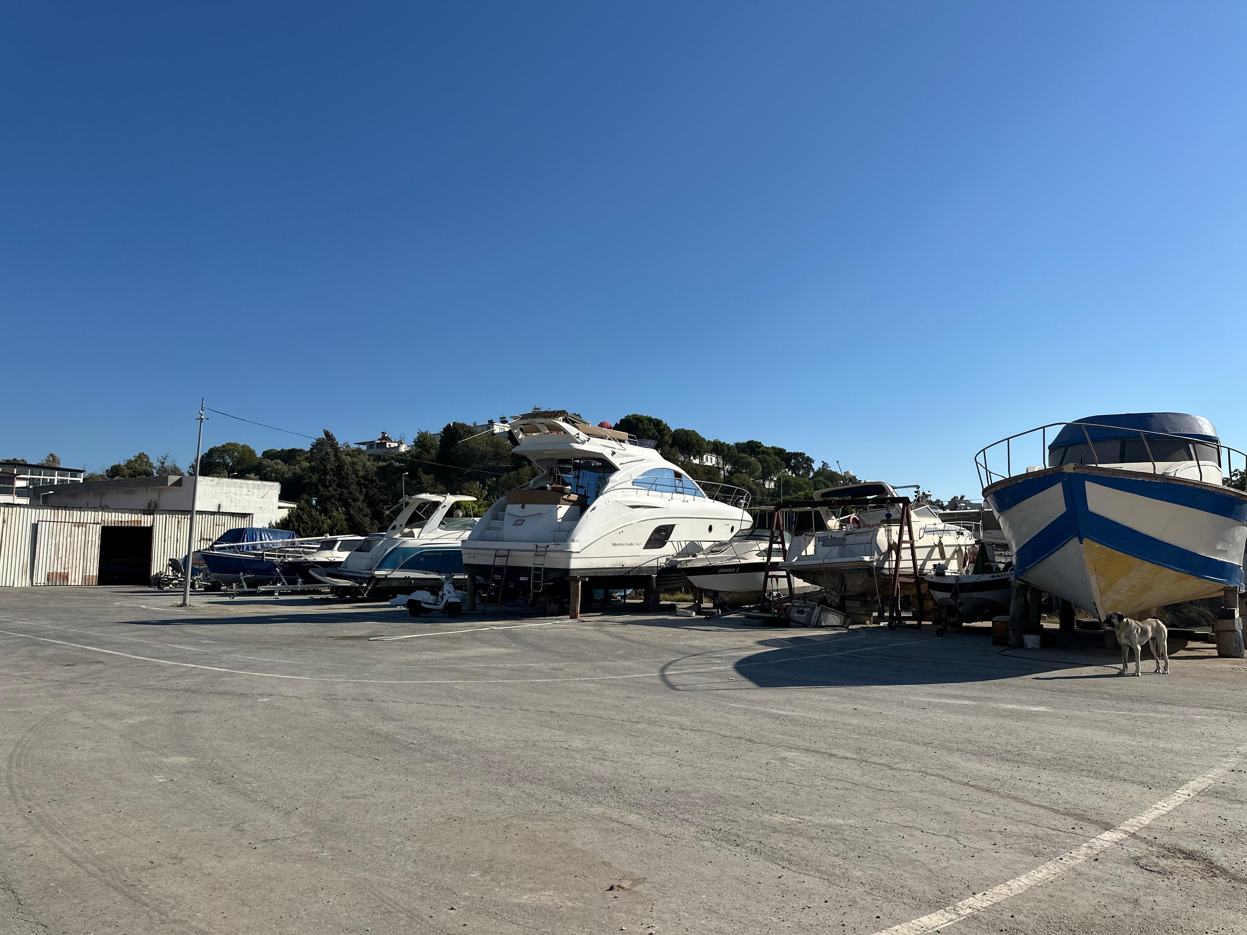 Türkiye genelinden Didim’e tekne getiren müşteriler için Karaca Marine tesis altyapısı